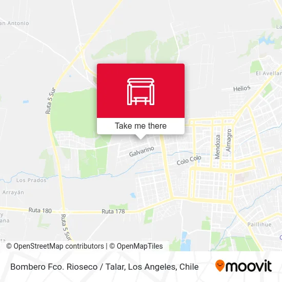 Bombero Fco. Rioseco /  Talar map