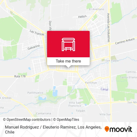 Manuel Rodriguez /  Eleuterio Ramirez map