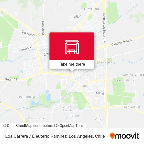 Los Carrera /  Eleuterio Ramirez map