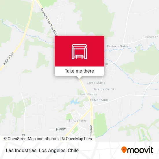 Las Industrias map