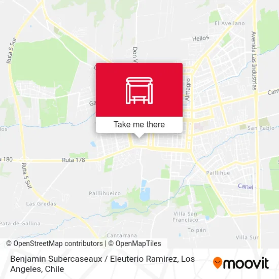 Benjamin Subercaseaux /  Eleuterio Ramirez map