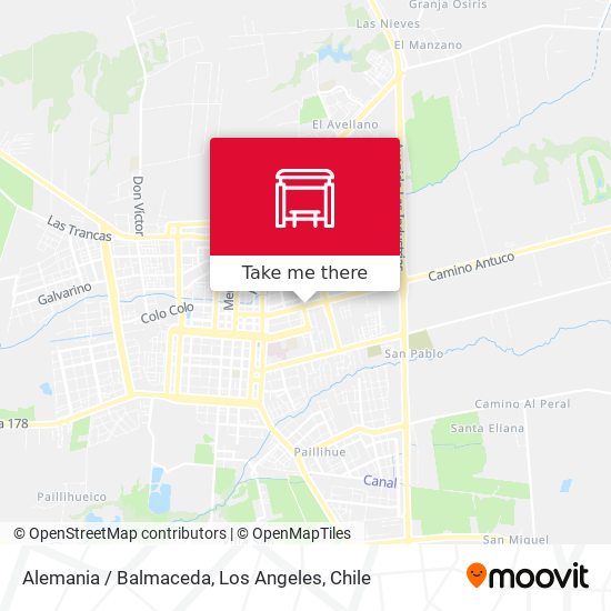 Alemania /  Balmaceda map