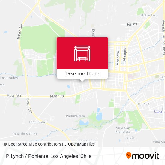 P. Lynch /  Poniente map