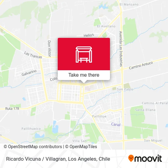 Ricardo Vicuna /  Villagran map