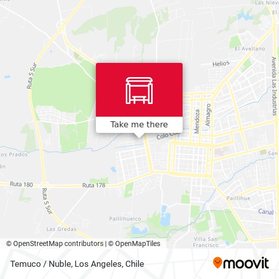 Mapa de Temuco /  Nuble