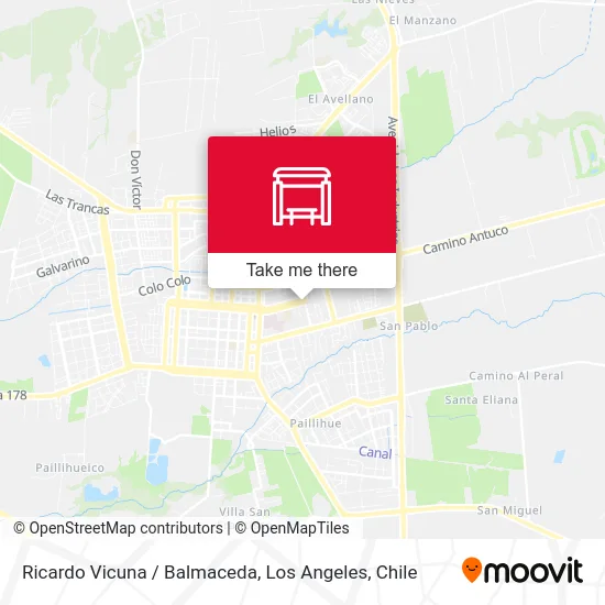 Ricardo Vicuna /  Balmaceda map