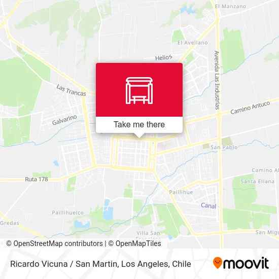 Ricardo Vicuna /  San Martin map