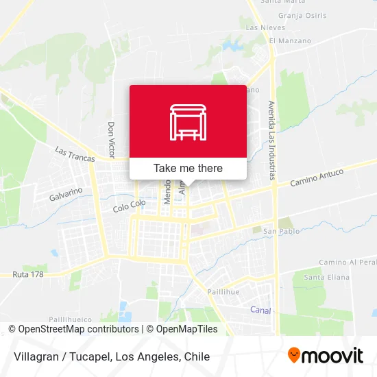 Villagran /  Tucapel map