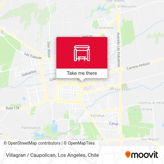 Villagran /  Caupolican map