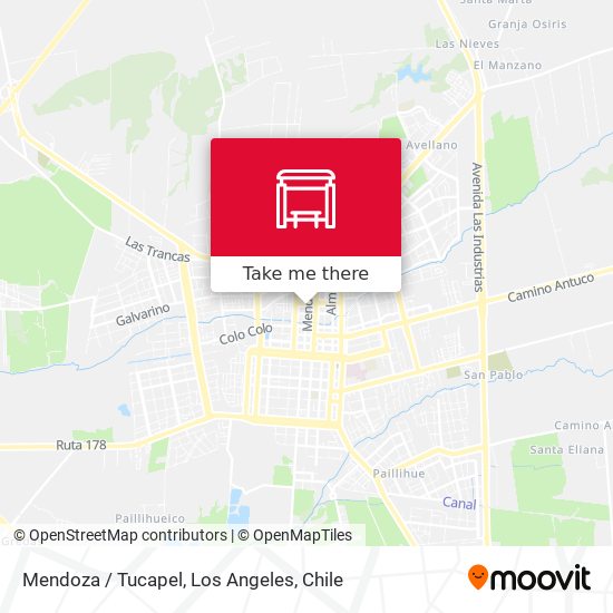 Mendoza /  Tucapel map