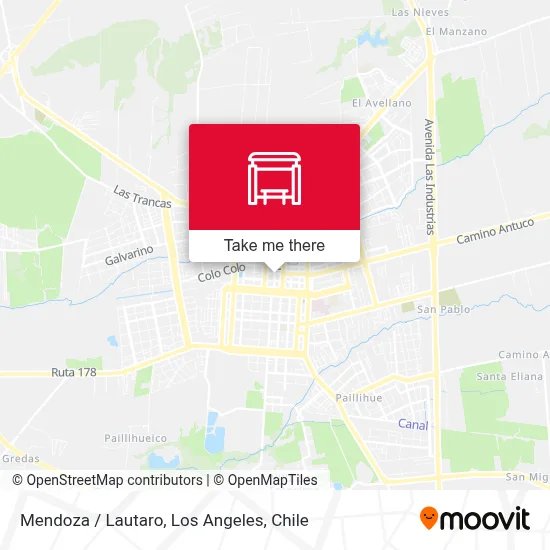 Mendoza /  Lautaro map