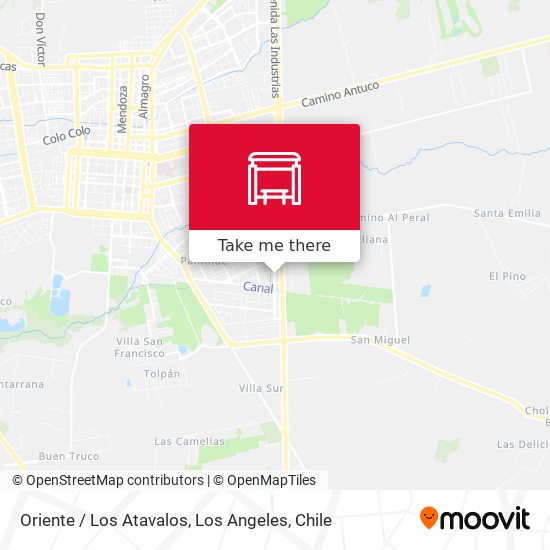 Oriente /  Los Atavalos map