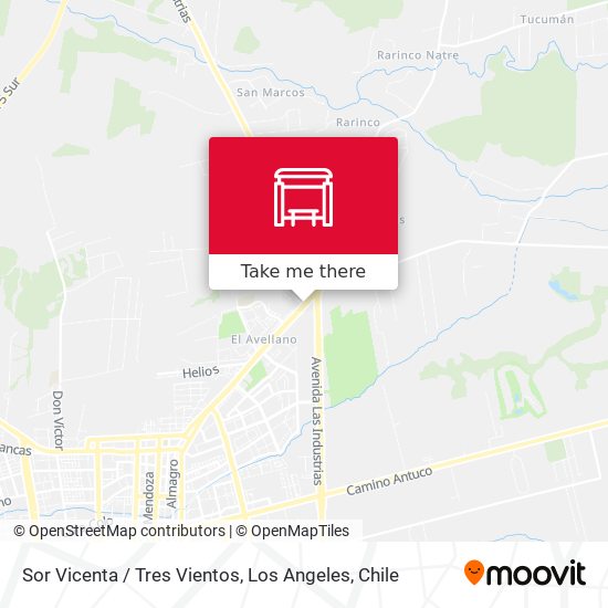 Sor Vicenta / Tres Vientos map