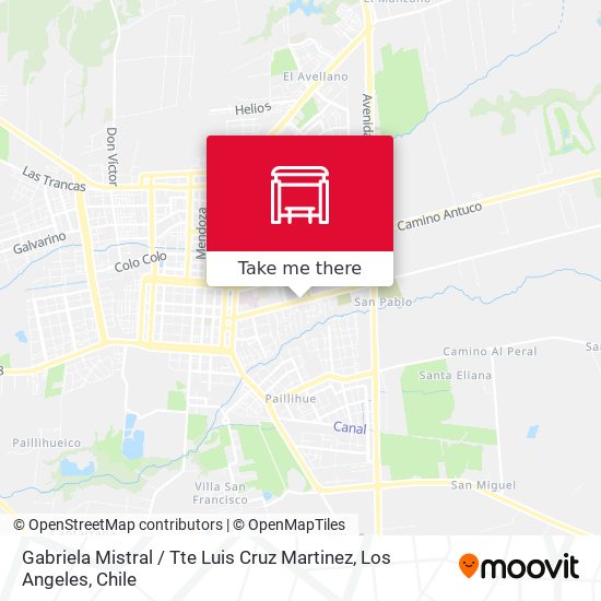 Gabriela Mistral /  Tte Luis Cruz Martinez map