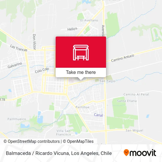 Balmaceda /  Ricardo Vicuna map