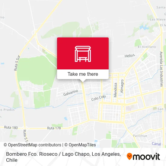 Bombero Fco. Rioseco /  Lago Chapo map