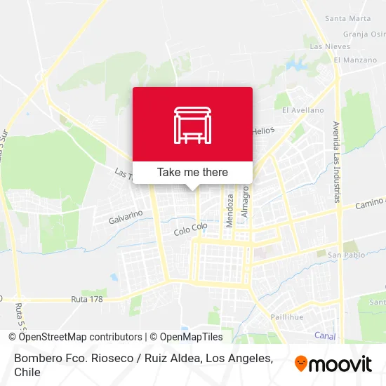 Bombero Fco. Rioseco /  Ruiz Aldea map