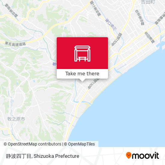 静波四丁目 map