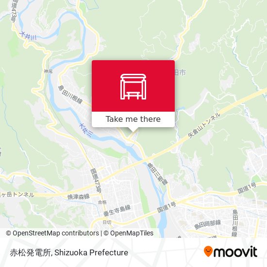 赤松発電所 map