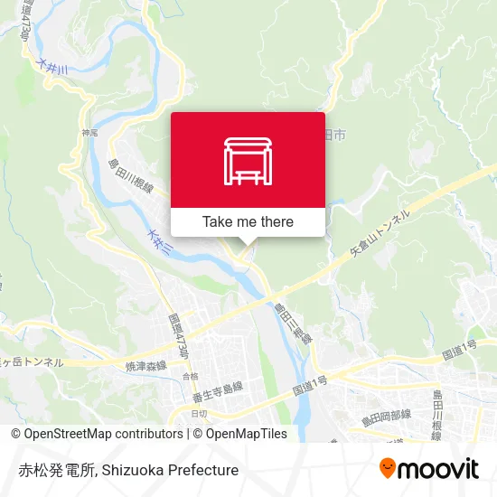 赤松発電所 map