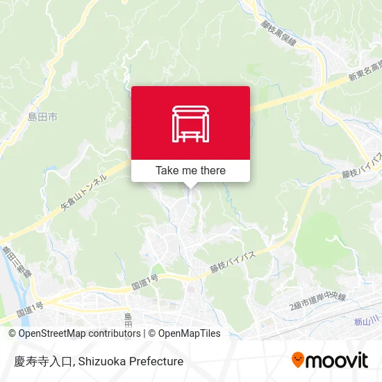 Keijuji Temple Entrance map