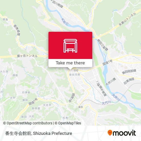 番生寺会館前 map