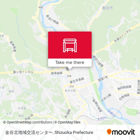 金谷北地域交流センター map