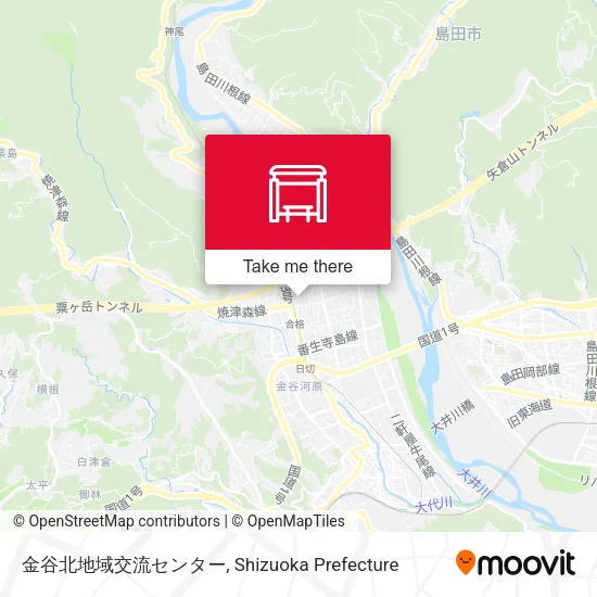 金谷北地域交流センター map