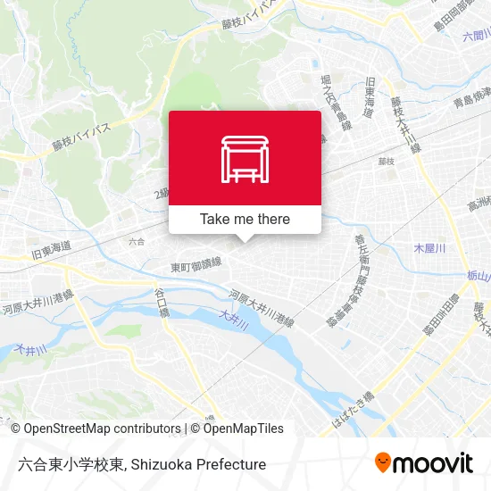六合東小学校東 map