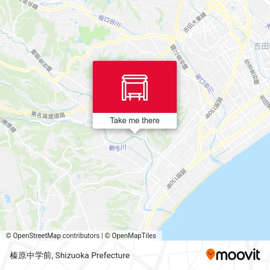 榛原中学前 map