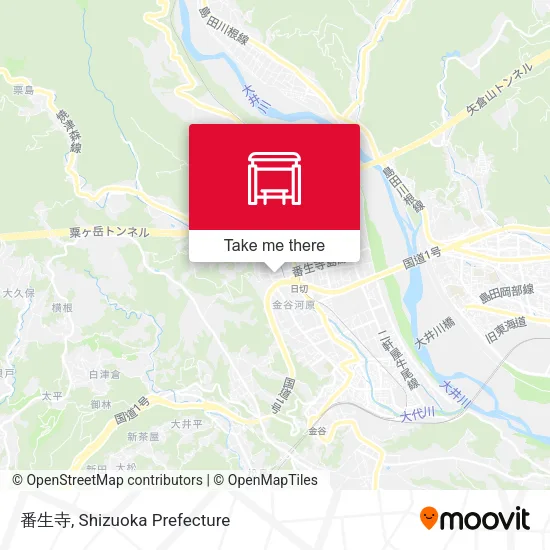 番生寺 map