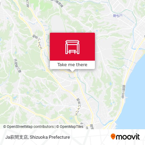 Ja萩間支店 map