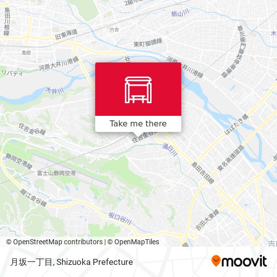 月坂一丁目 map