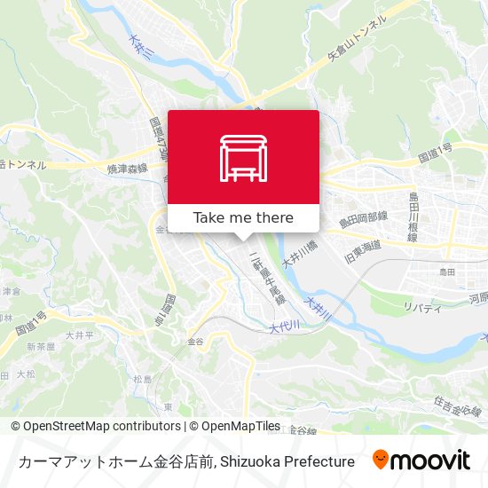カーマアットホーム金谷店前 map