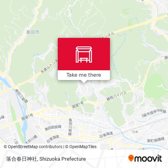 落合春日神社 map