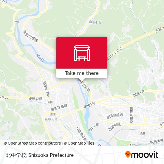 北中学校 map