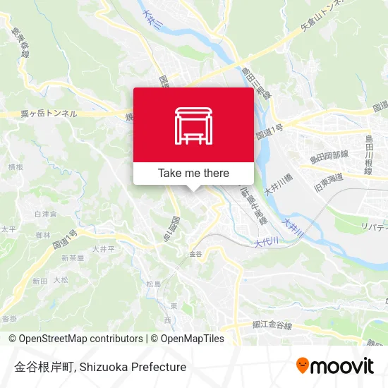 金谷根岸町 map