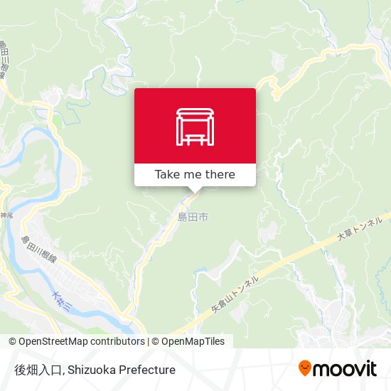 後畑入口 map