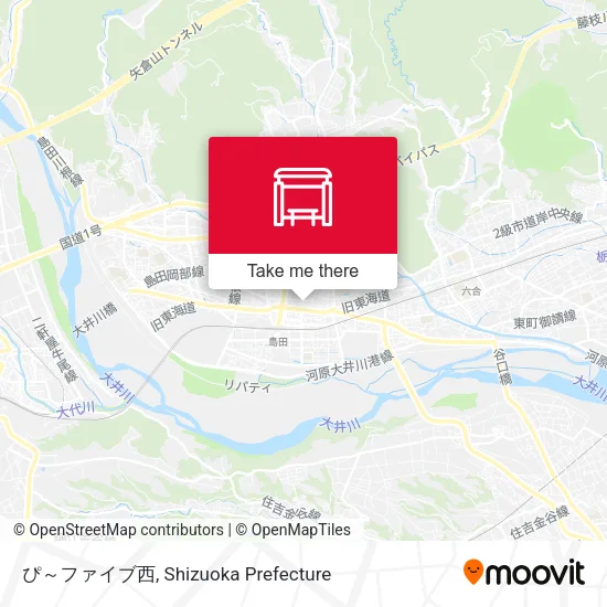 ぴ～ファイブ西 map