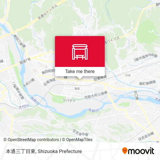 本通三丁目東 map