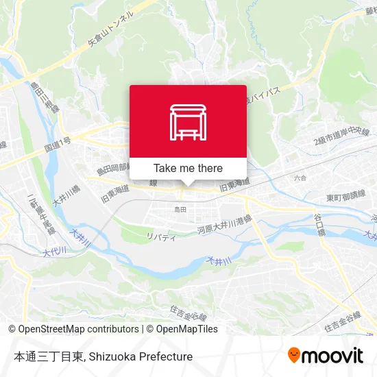 本通三丁目東 map