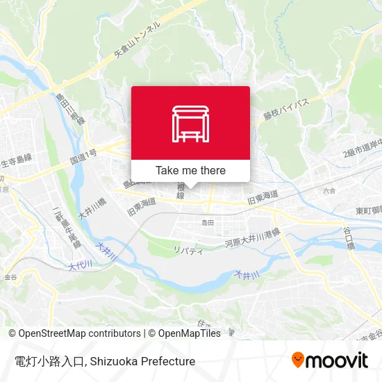 電灯小路入口 map