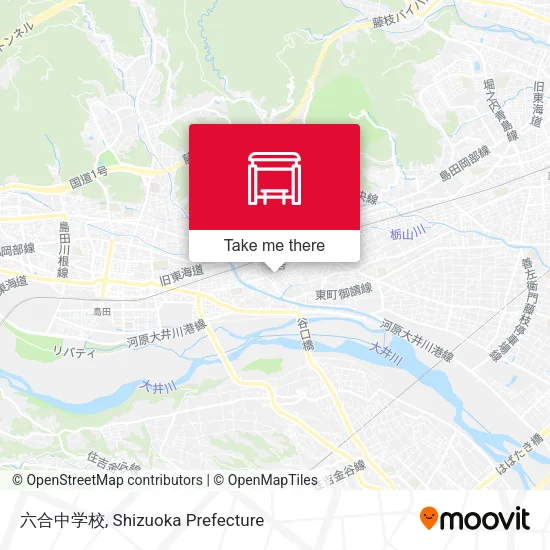 六合中学校 map