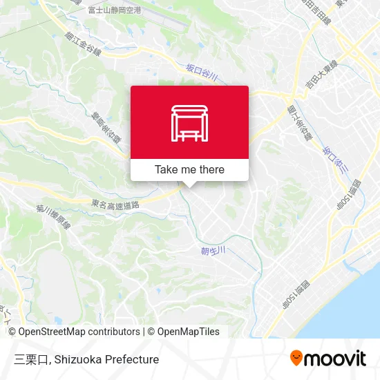 三栗口 map