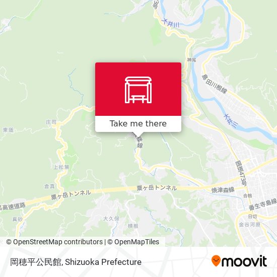 岡穂平公民館 map