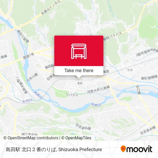 島田駅 北口２番のりば map