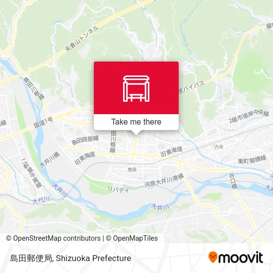 島田郵便局 map