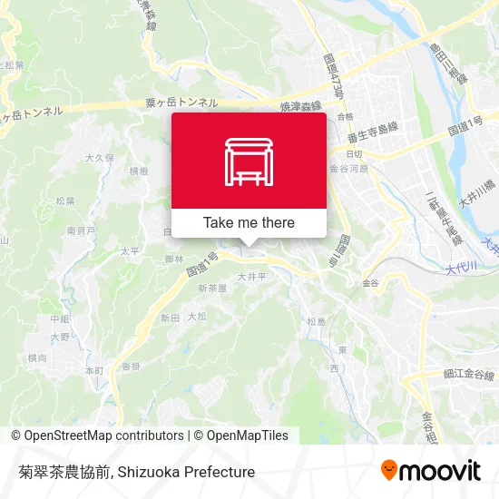 菊翠茶農協前 map