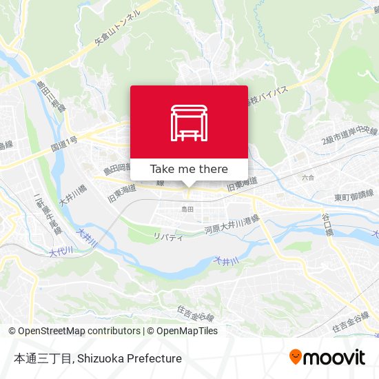本通三丁目 map