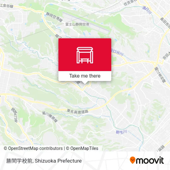 勝間学校前 map